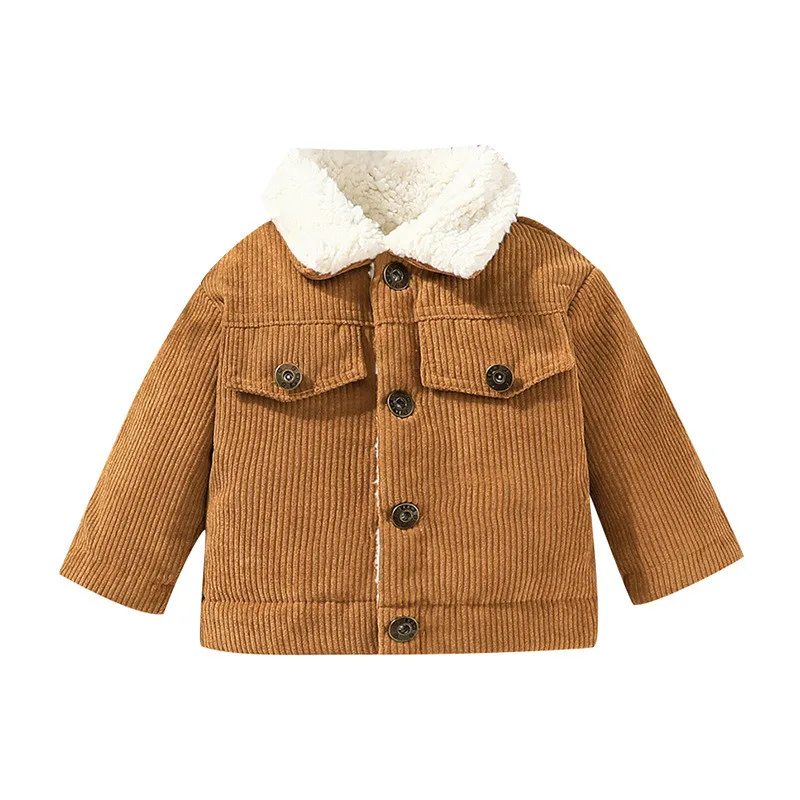 Newborn Baby Outwear Casual Fashion Winter Cotton Coat Long Sleeve Warm Jacket