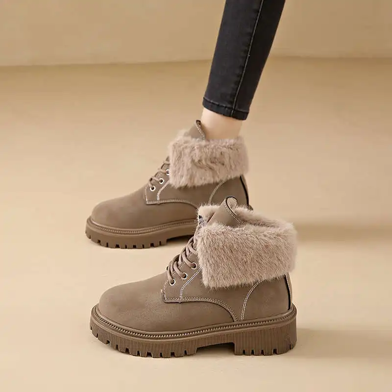 Medium Length Non Slip Brown Woman Boots Mules Luxury Shoes For Shoes Luxury Designer Women Sneakers Sports Boty Low Cost