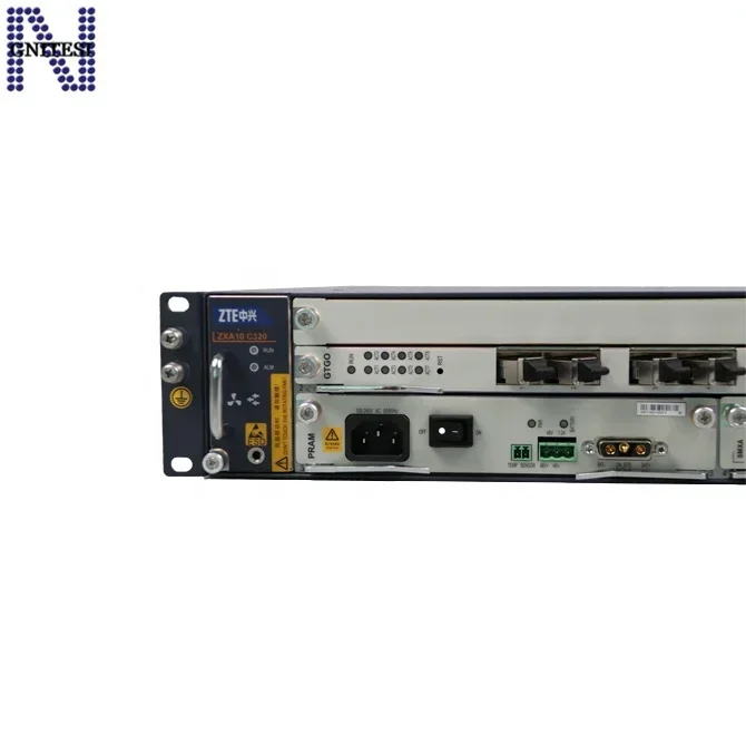 Murah Dan Berkualitas Tinggi ZTE OLT Epon Gpon ZXA10 C320 8 Port GE AC Power tersedia Dengan Gtgo Gtgh ETGO ETGH