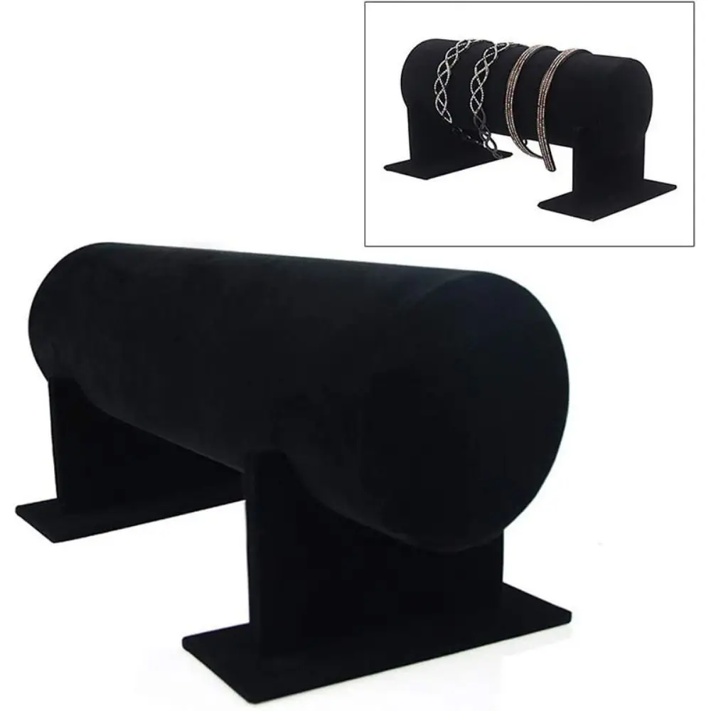 

Non-slip Velvet Headband Holder Removable Space Saving Hair Accessories Rack Thick Rod Multifunctional Headband Organizer