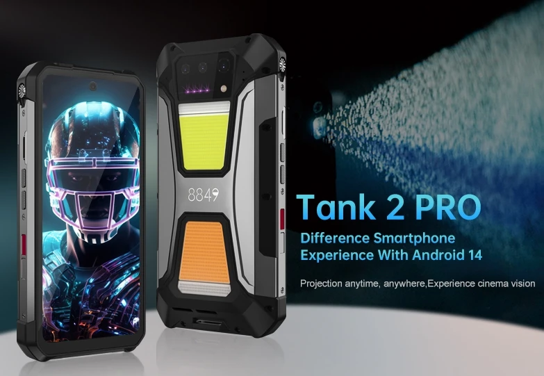 2025 New 8849 Tank 2 Pro Cpu Mt6789 120Hz 6.81 Inches 5G Global Frequency Band Projection Module Upgraded 12Gb Ram 512Gb Rom