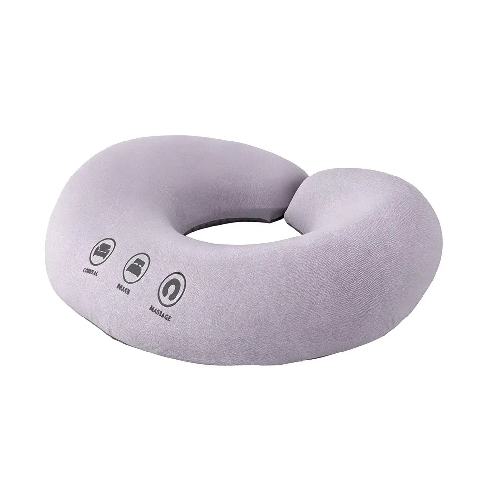 

Soft Rebound Facial Massage Pillow U-Shaped Memory Foam Hollow Face Pillow Contoured Support Hollow Face Memory Foam Pillow