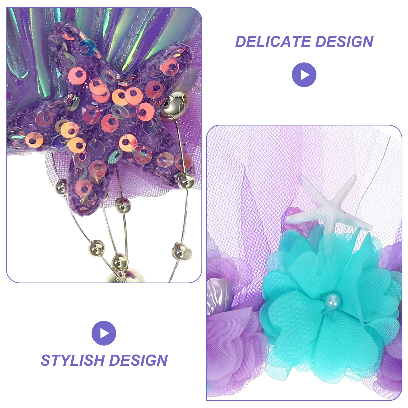 

Little Mermaid Headband Hair Accessories for Child