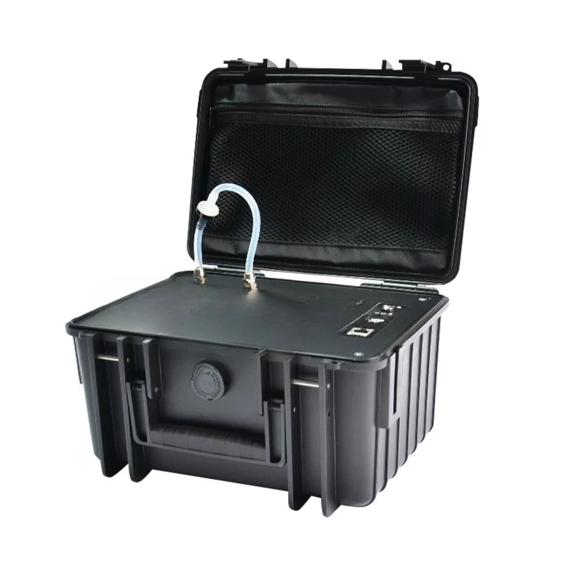 Instrumento inteligente para medir radón ambiental, instrumento para medir radón en suelo, aire y agua, espectro de energía alfa