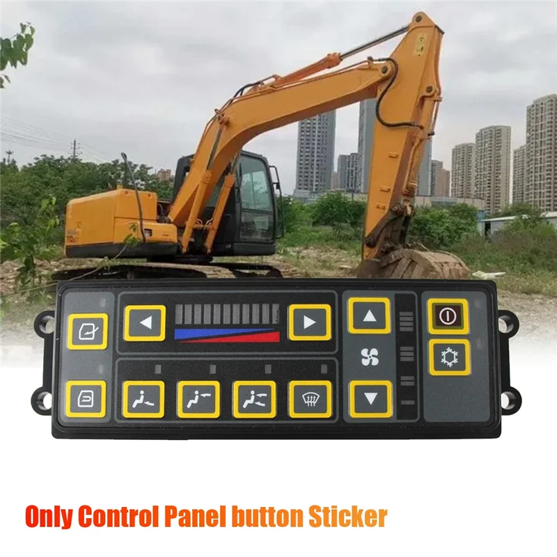 11N6-90031 Excavator Air Conditioning Control Switch Panel Trim Sticker for Hyundai