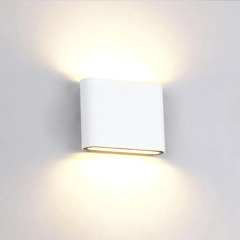 Imagem -06 - Nordic Luz de Parede Alumínio Estilo Moderno Lâmpada Parede Interior Ip65 à Prova Dip65 Água para Cima Baixo Luzes do Corredor para Casa Escadas Quarto Cabeceira