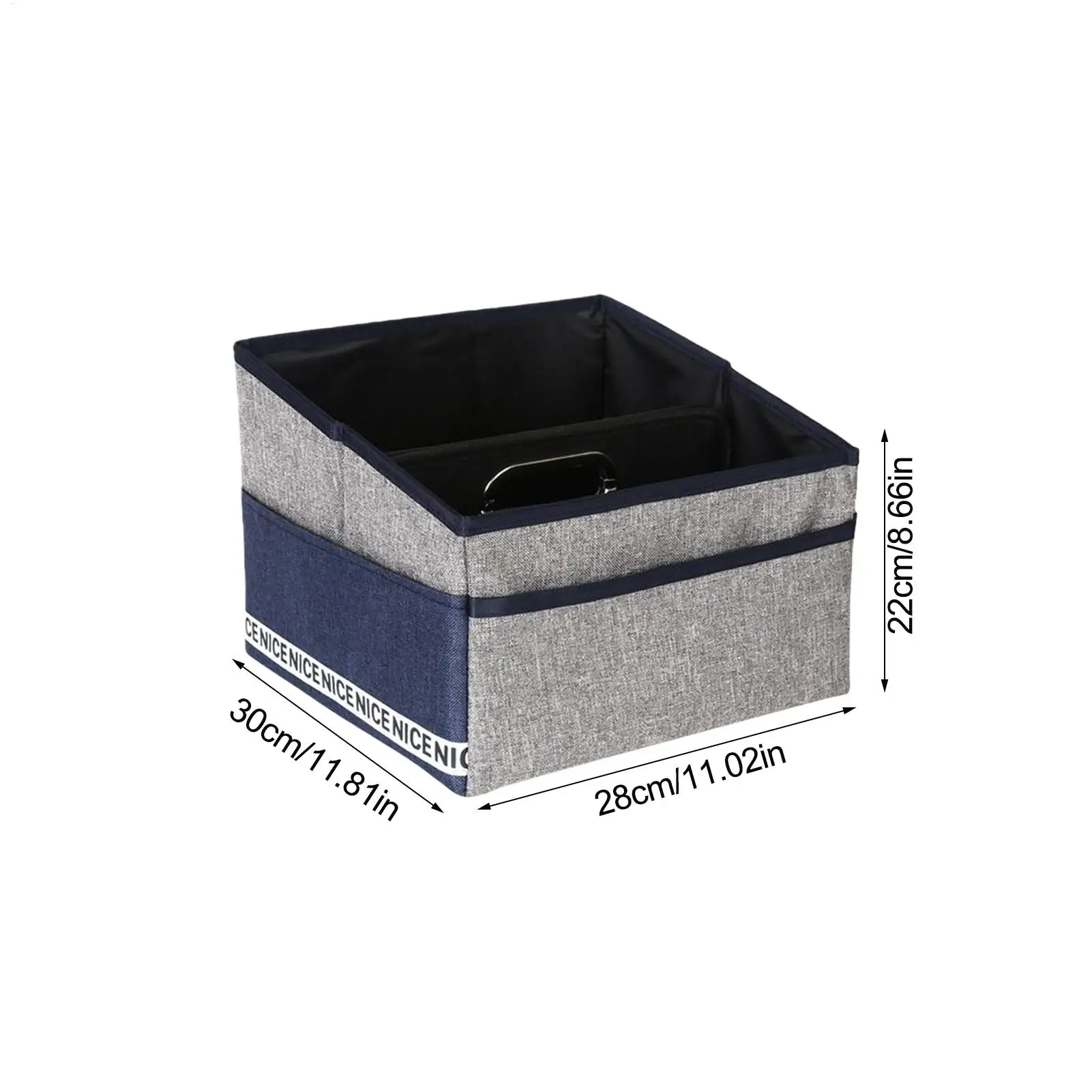 صندوق منظم قابل للطي سلة صندوق تخزين المقعد الأمامي للسيارة SUV السيارات السفر مكتب وثيقة البقالة تتحرك المقعد الخلفي #6