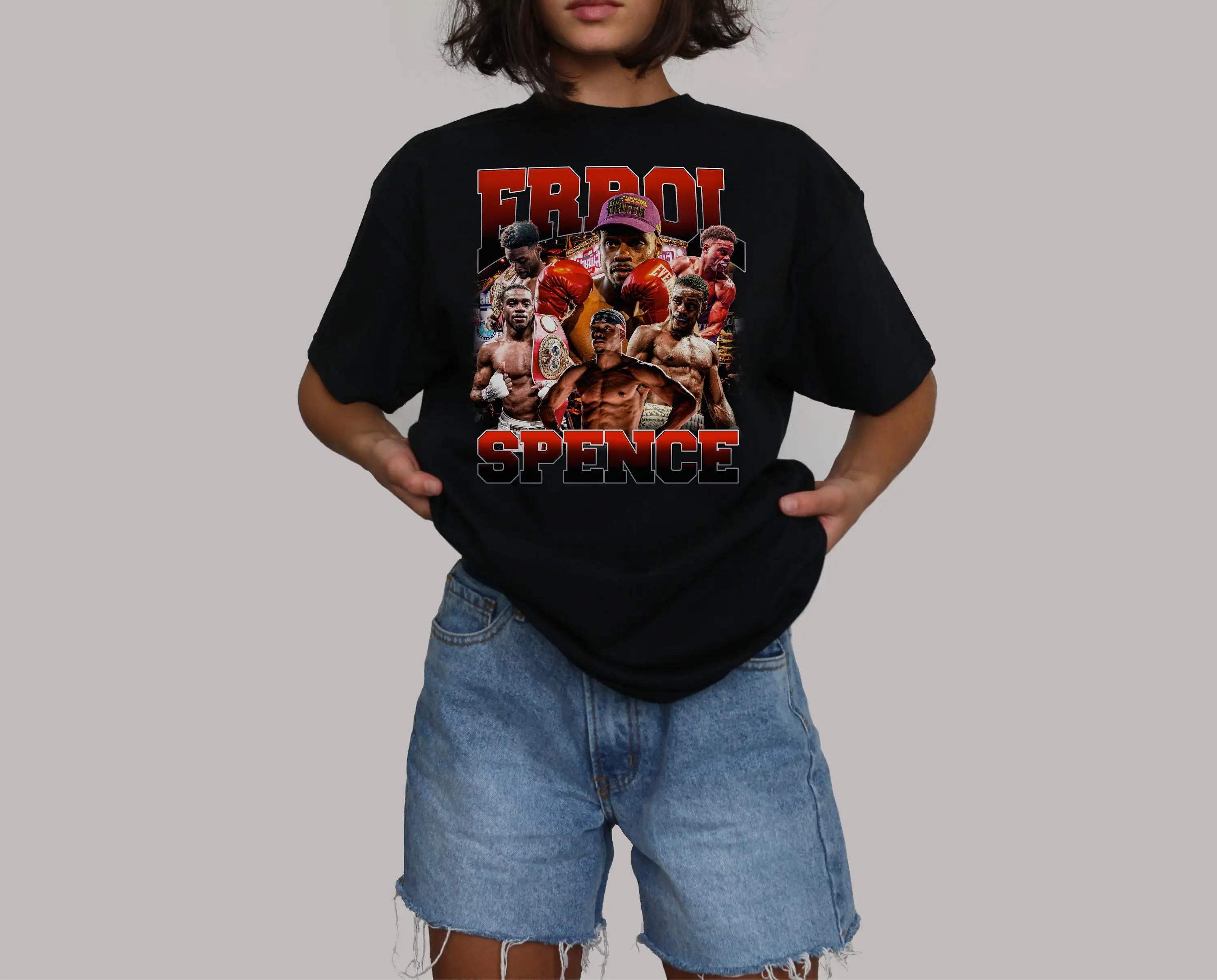 Errol Spence Vintage Bootleg T Shirt Retro 90S Professional Boxer Fan