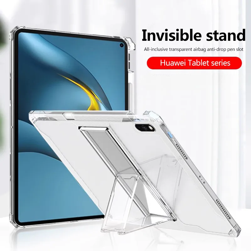 Transparent TPU Silicone Soft Case For Huawei MatePad Pro 13.2 11.5 Air 11.5 11 PaperMatte Pro 11 T10S T10 SE 10.1 10.4 Pro10.8