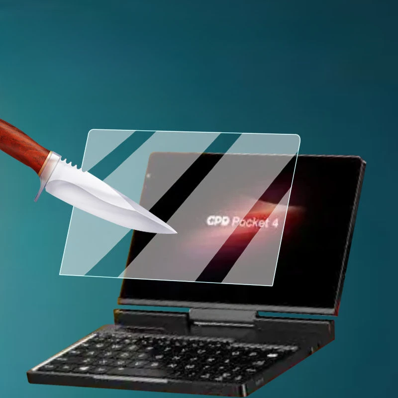 طبقة حماية 9H متوافقة مع GPD Pocket 4 8.8 بوصة واقي للشاشة فائق الوضوح من الزجاج المقسى الواقي لـ GPD Pocket4
