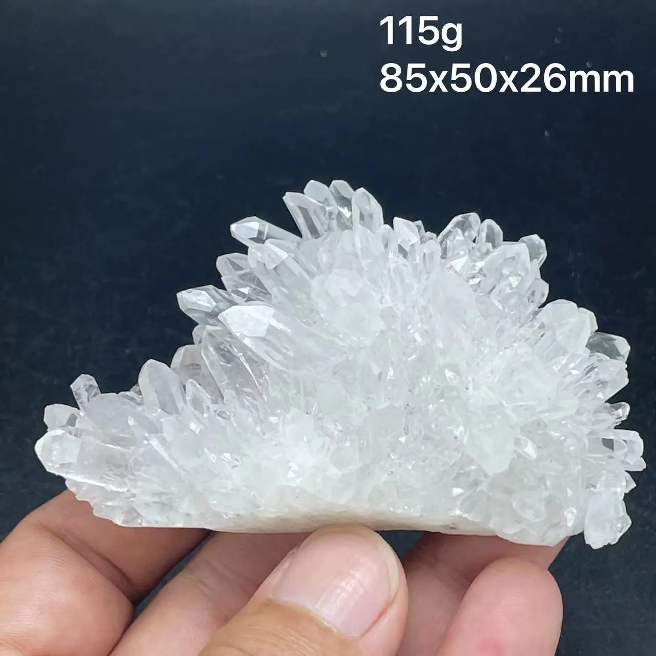 

New 100 Natural Very Clean Quartz Lemlia Crystal Cluster Healing Crystals from Colombia