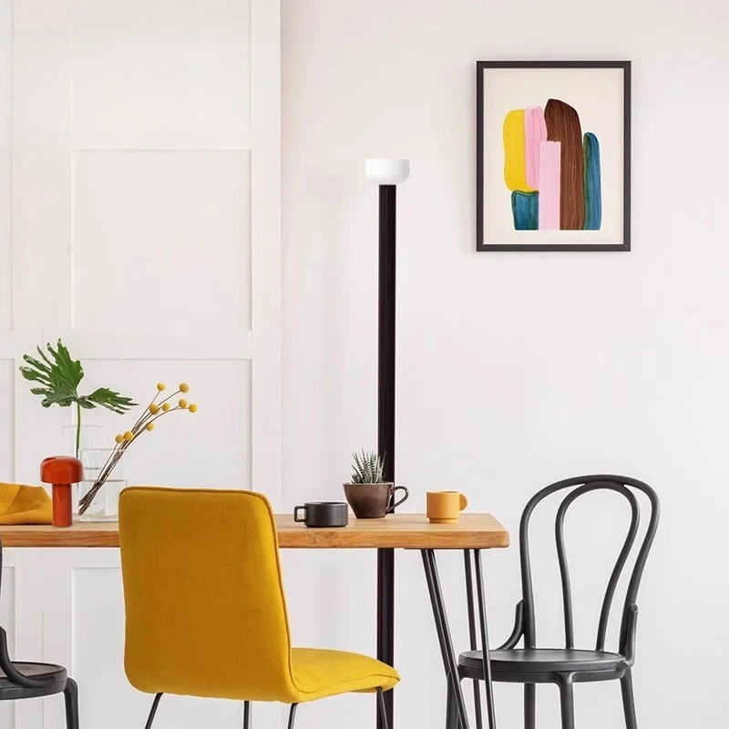 

Medieval floor lamp designer living room sofa side lamp bedroom study vertical lamp