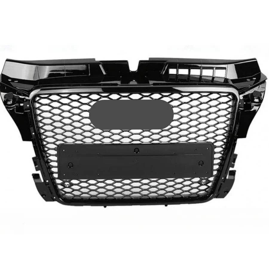 For RS3 Style Front Sport Hex Mesh Honeycomb Hood Grill for  A3/S3 8P 2009 2010 2011 2012 2013