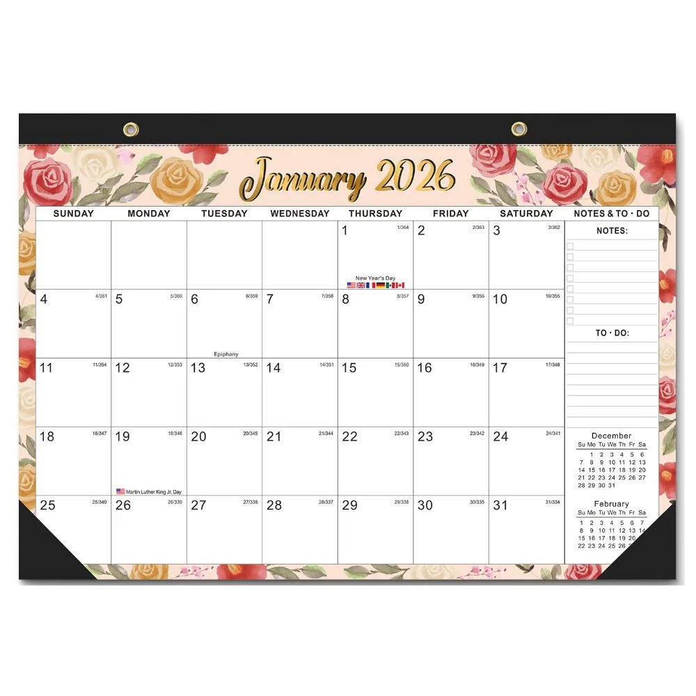 

Creative Wall Calendar Spacious Monthly Layout Hanging Calendar Premium Paper Bright Monthly Planner Calendar Office