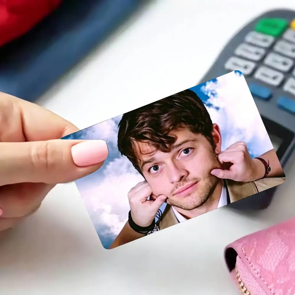 Fallen Angel C-Castiel Supernatural   4pcs 1Set Card Stickers Small Waterproof Chip 4PCS Card Sticker Anti-Scratch