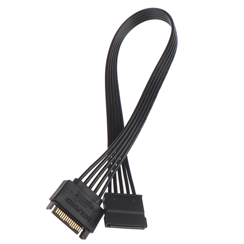 SATA 15Pin Male To Female Power Extension Cable HDD SSD Power Supply Cable SATA Power Cable For PC 30CM