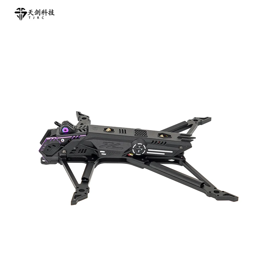TJRC JM7 Kit de estrutura O4 de 7 polegadas distância entre eixos de 298 mm para FPV RC Racing Freestyle Quadcopter Drone