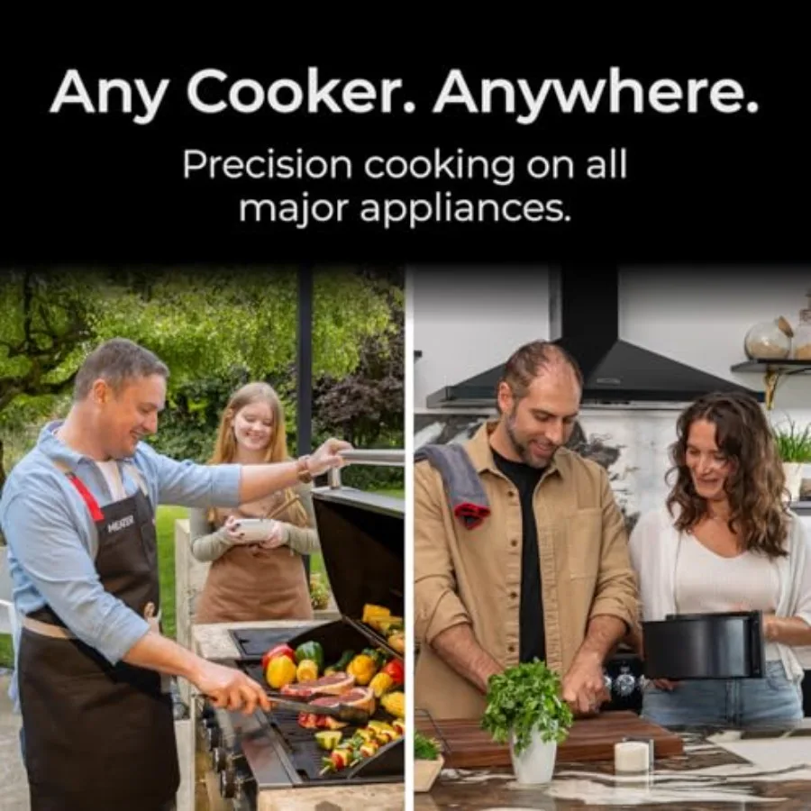 Pro Sebelumnya Dikenal sebagai 2 Plus: Termometer Daging Nirkabel Bluetooth Cerdas Digital 1000F Tahan Panas Jarak Jauh Bersertifikat Acc