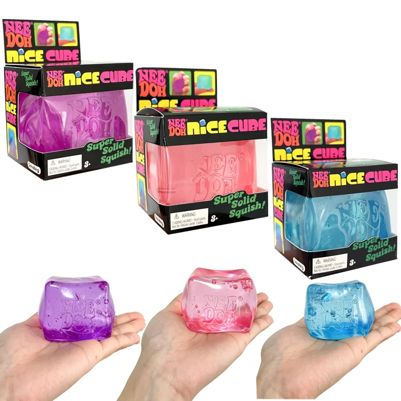

New Nice Sensory Cube Anti Stress Tool for Anxiety and Concentration Sensory Desk Cube for Adults and Kids Blind box Toys Gifts