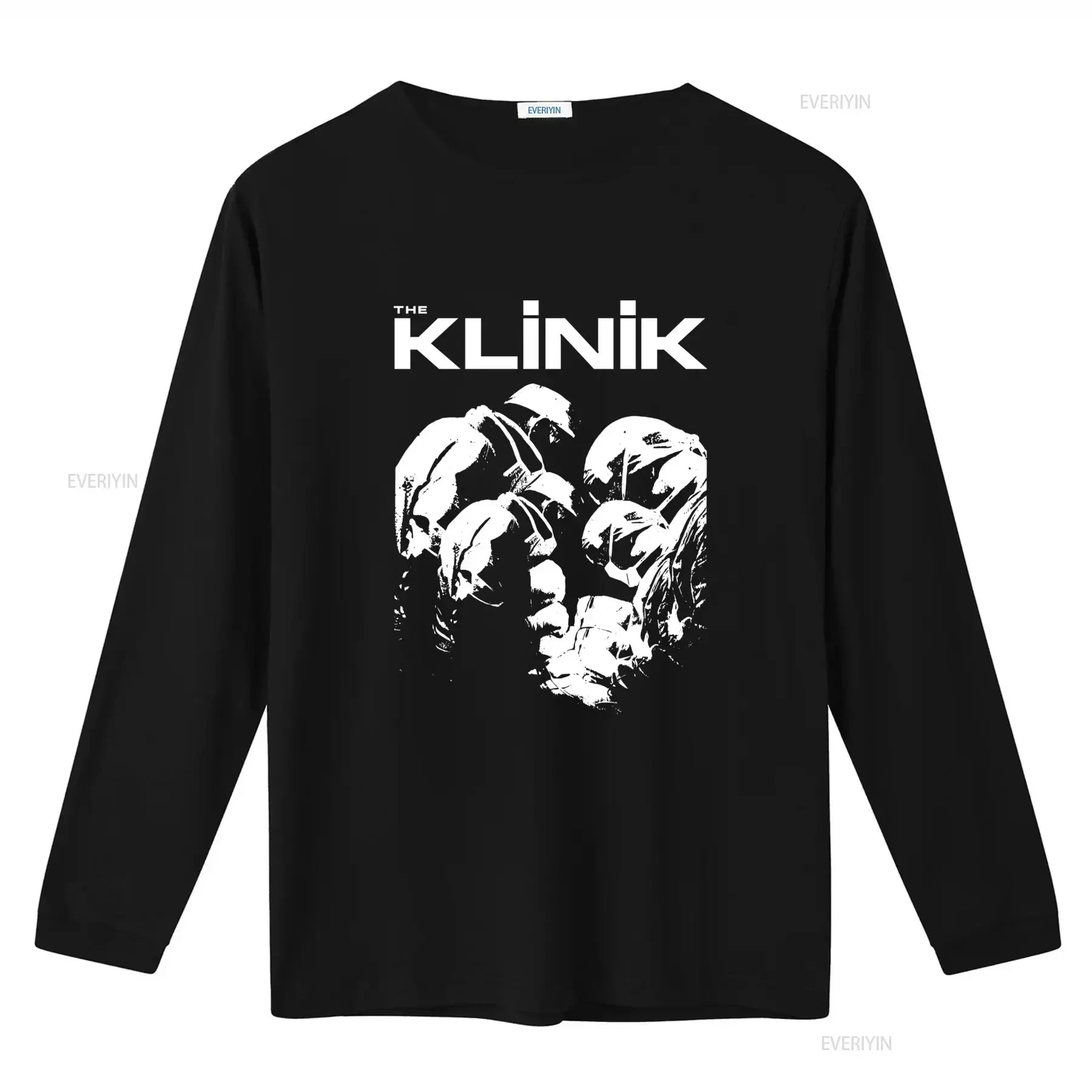 THE KLINIK Print T Shirt for Men Stylish and Unique Design vintage Washed streetwear Stretched Comfortable fashion Soft Unisex