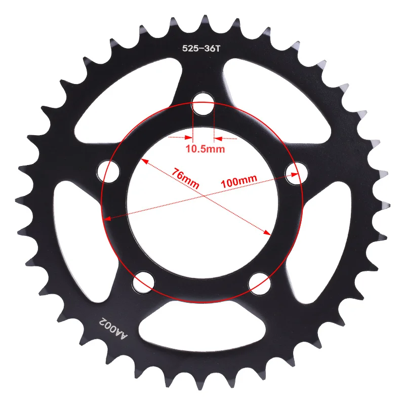 525 Chain Motor Sprocket For Benelli 752 S 800 Leoncino Euro 5 TRE899 K 1000 1130 TNT 900 Tornado Naked TRE RS Century Racer