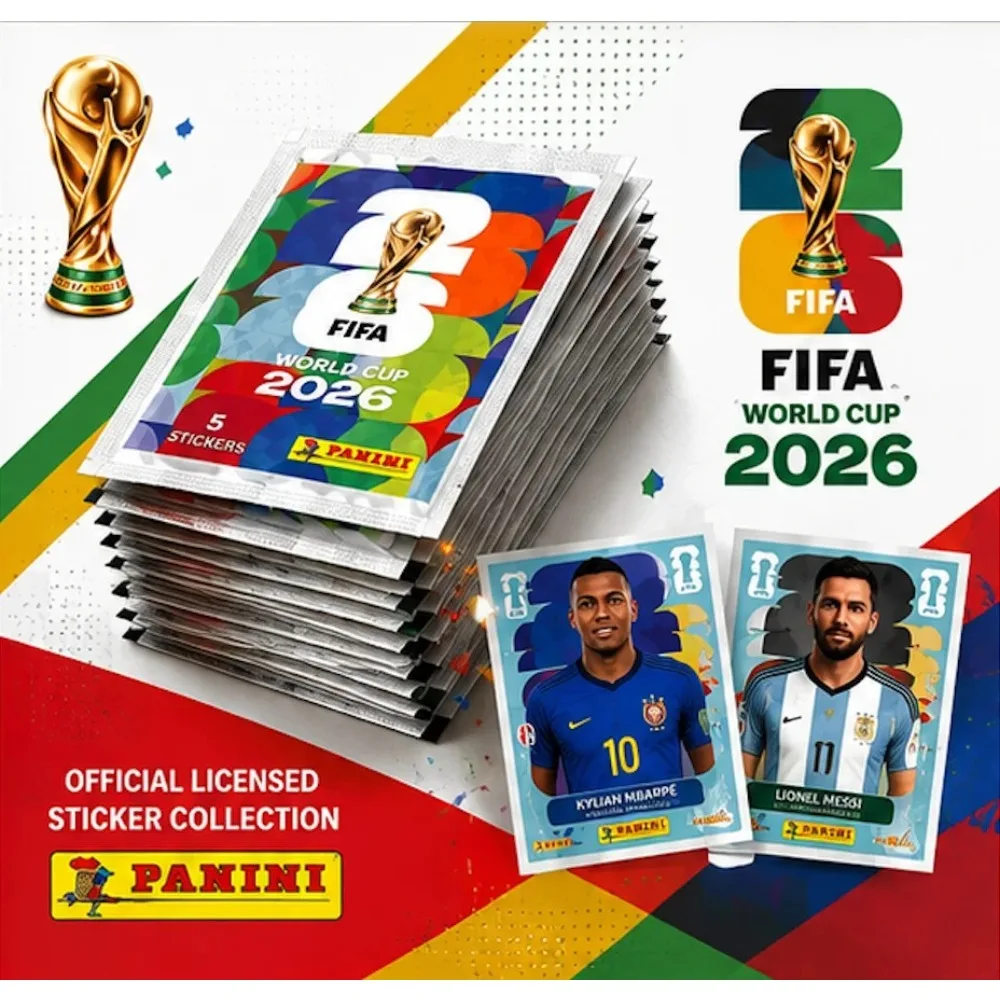 2026 FIFA Weltmeisterschaft Mystery Blind Box, Sortiment an Fußball-Sammelkarten & Aufklebern, Überraschende Sport-Sammlerstücke für Hobby-Fans – Detail 4
