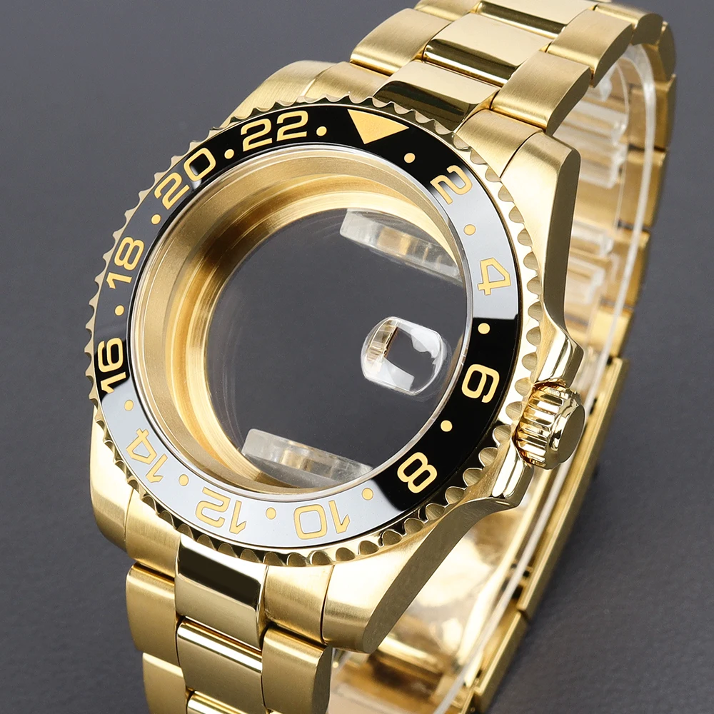 boitier-de-montre-40-mm-avec-bracelet-et-verre-saphir-pour-mouvements-nh34-nh35-nh36-nh38-4r35-style-sub-gmt-yacht-piece-d'assemblage
