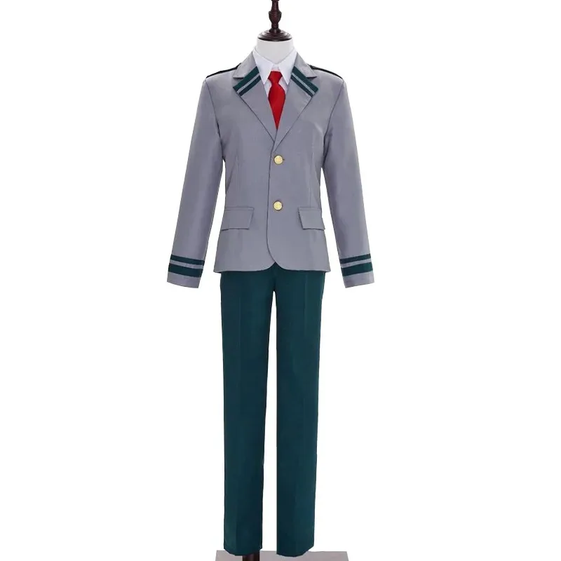My Hero Academia Cosplay Midoriya Izuku Bakugou Katsuki Ochaco Uraraka School Uniform Set Anime Costumex;8's,6;