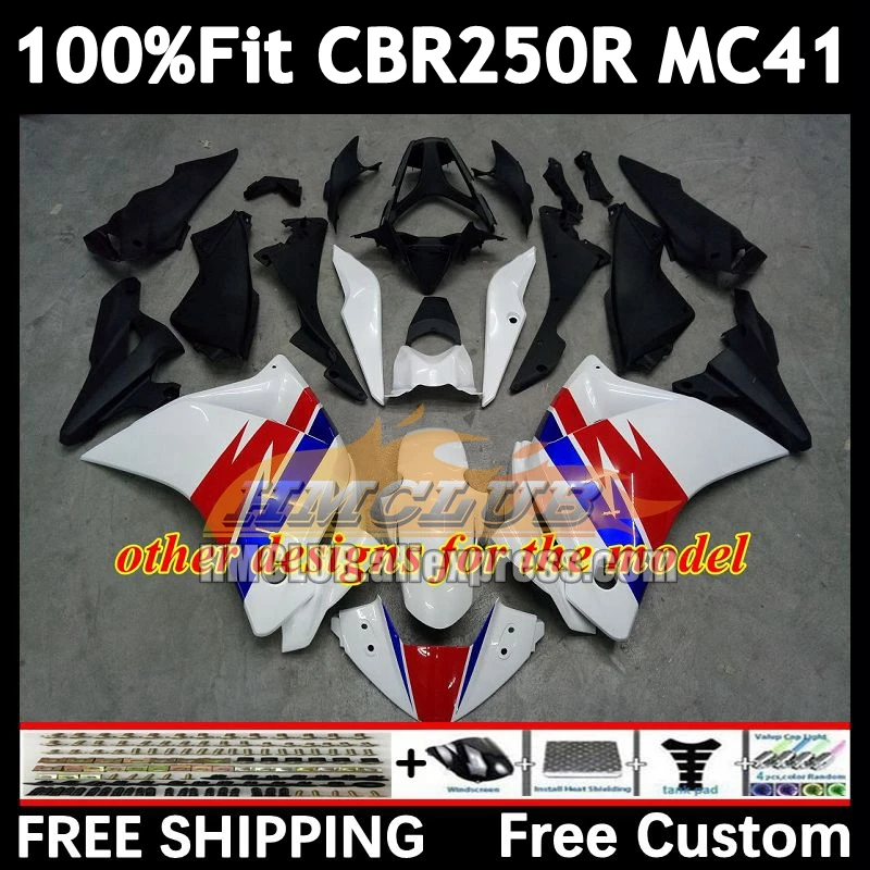 Injection For HONDA CBR250 R CBR250R MC41 11 12 13 lucky red 14 15 100No.73 CBR 250R 250 R 2011 2012 2013 2014 2015 Fairings