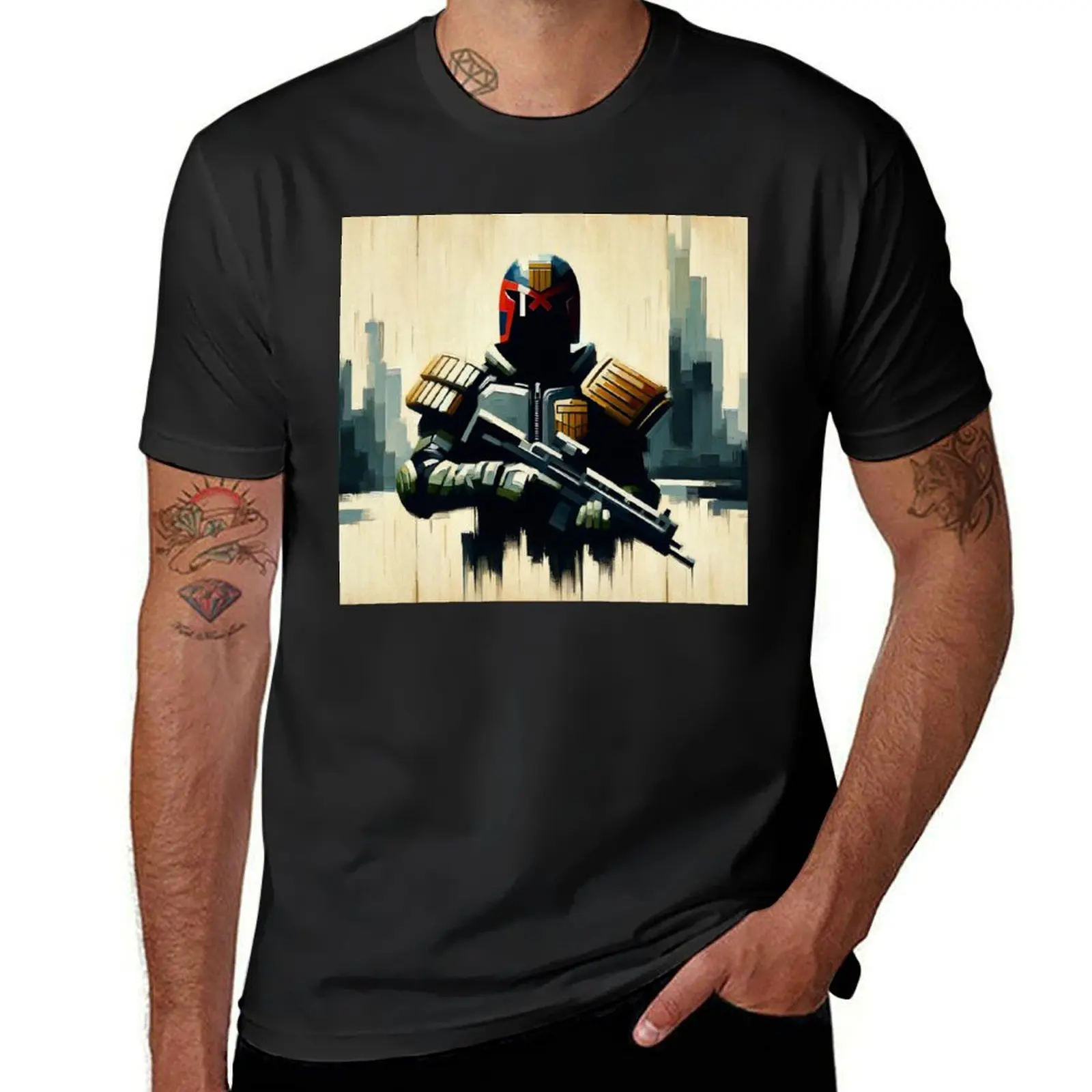 

Dreaded Judge Dredd - I Am the Law vol.7 T-Shirt customs anime clothes aesthetic clothes men t shirts