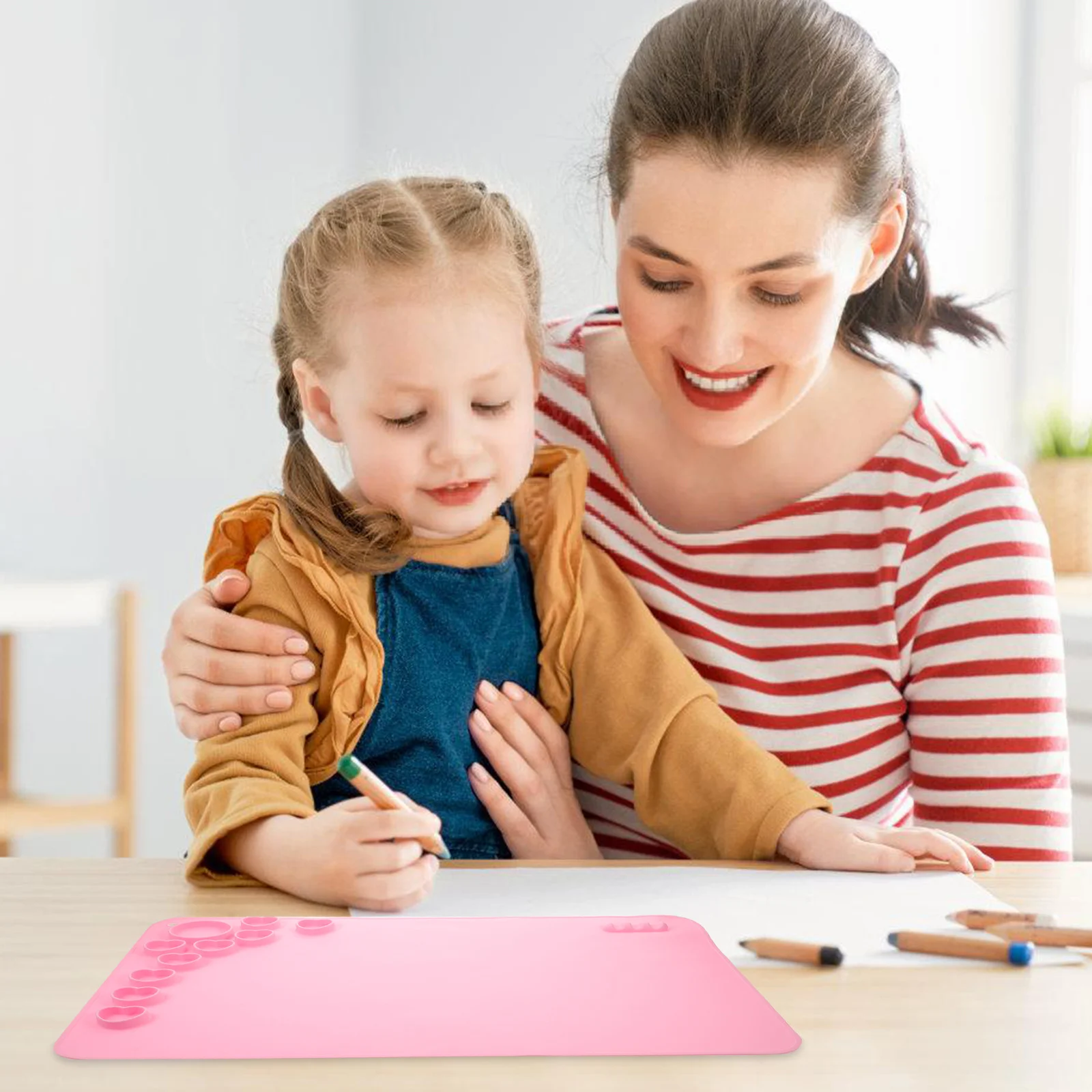 1 قطعة سيليكون الحرفية حصيرة 30X40 سنتيمتر غير عصا مقاومة للحرارة Diy بها بنفسك اللوحة الراتنج الصب مشاريع فنية الايبوكسي الحرف أداة #2