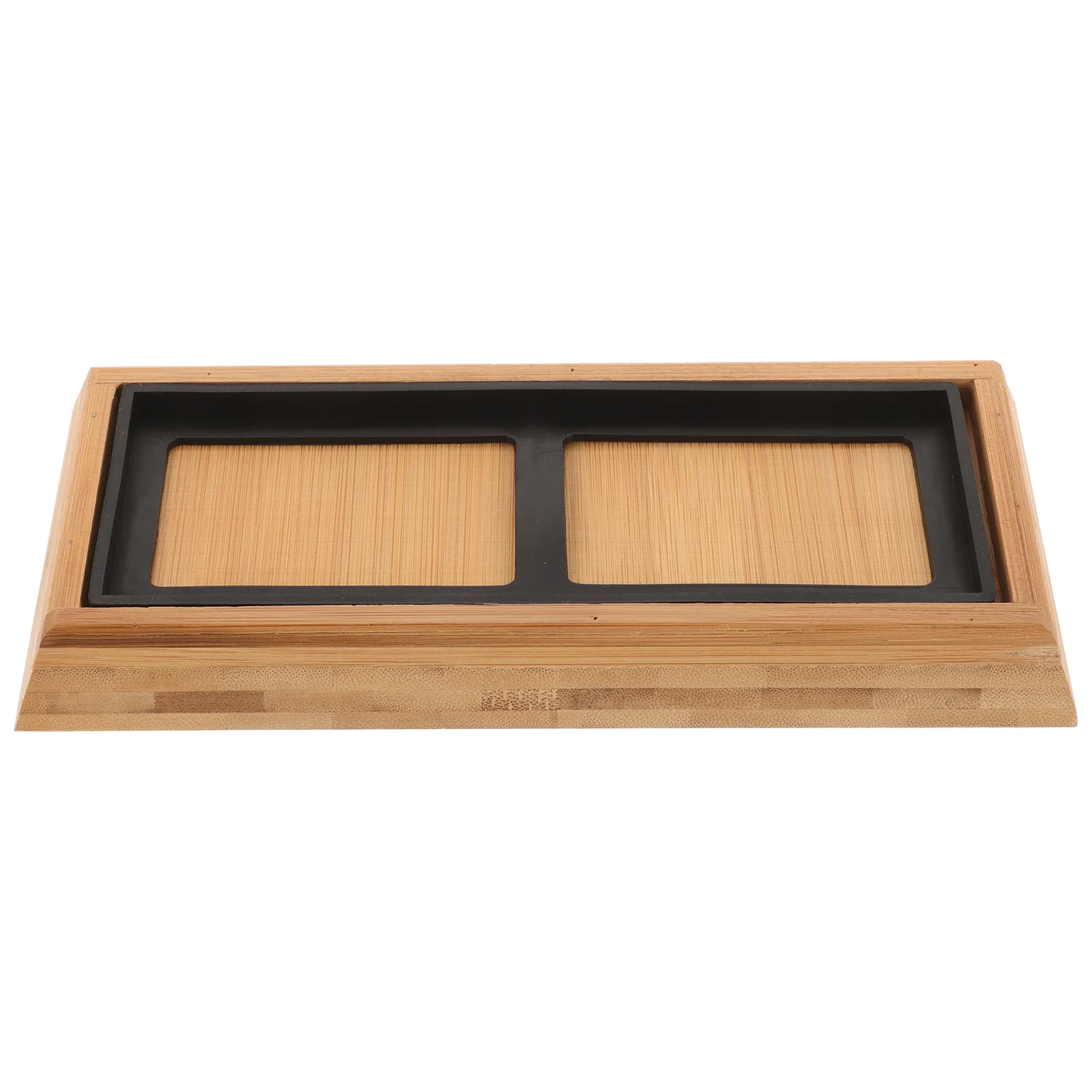 1 set 1 Set Bamboo Whetstone Base Sharpening Stone Holder Kitchen Grinding Tool Stand For Home Daily Sharpener Rack Wet Stones