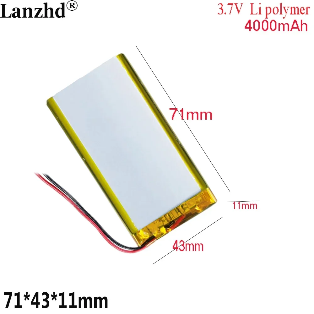 

3.85V Li lithium Polymer 4000mAh For Charging Bank Mobile power supply Electronics Charger mobile power lithium battery 114371