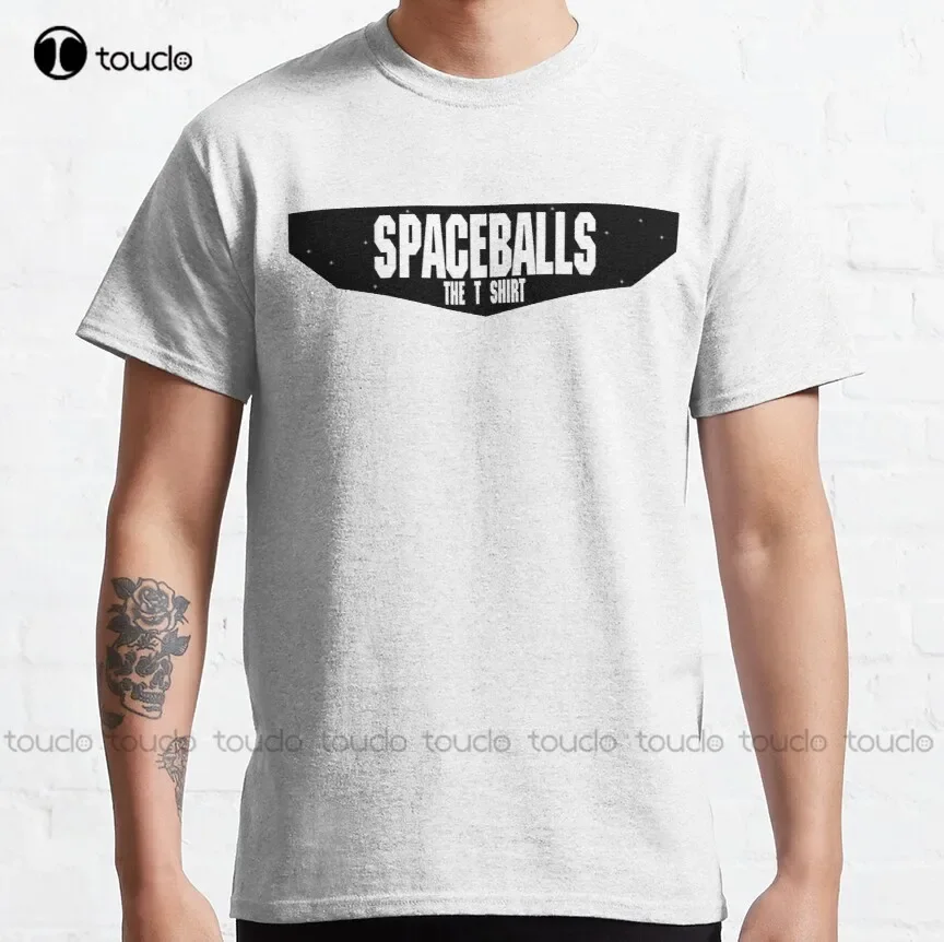 Spaceballs space sci fi movie mel brooks Classic T-Shirt i love my boyfriend shirt Custom aldult Teen unisex digital printing