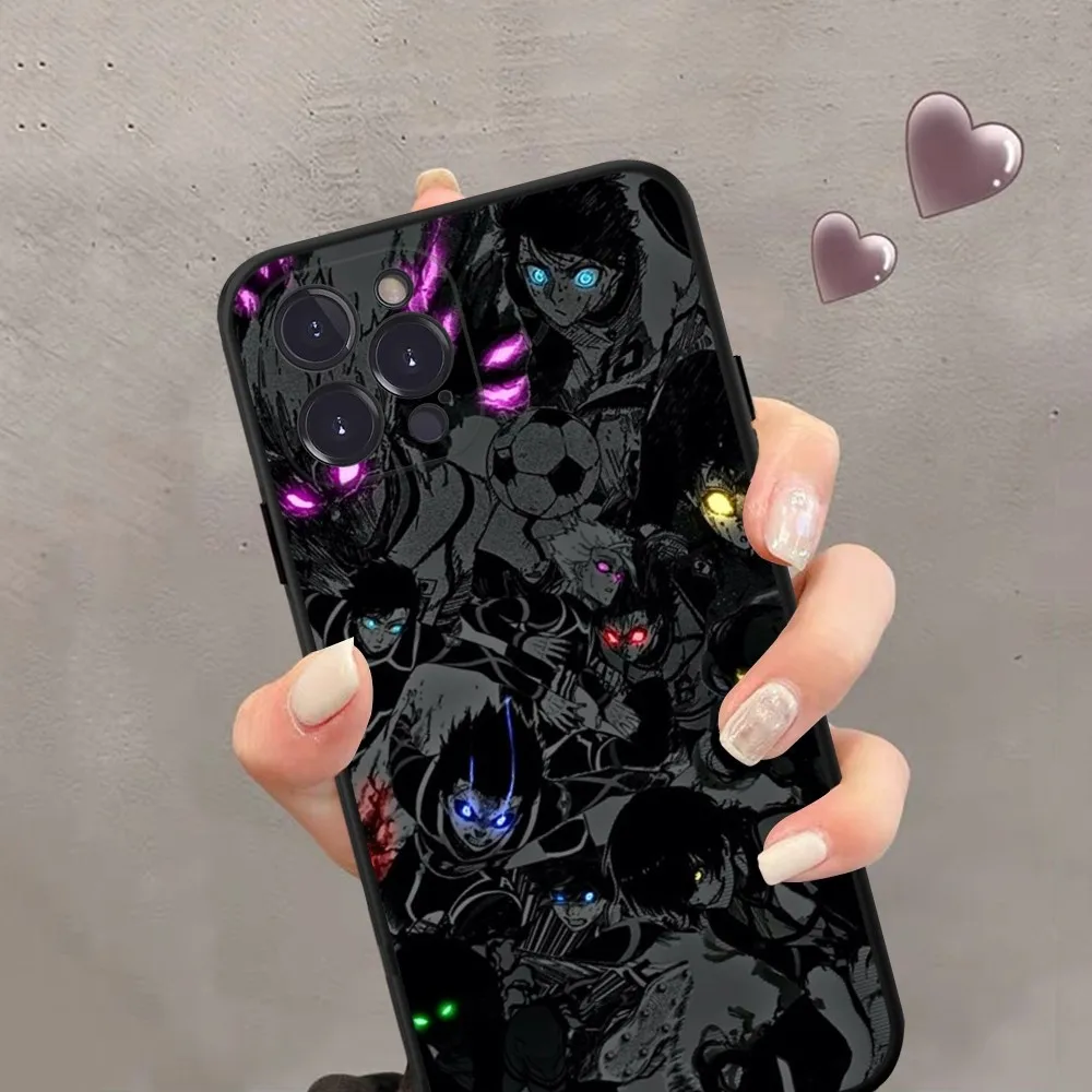 Anime Blue Lock Phone Case Silicone Soft For iphone 15 14 13 12 11 Pro Mini XS MAX 8 7 6 Plus X 2020 XR Shell