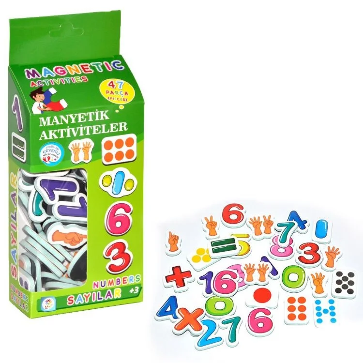 47 pieces magnetic numbers