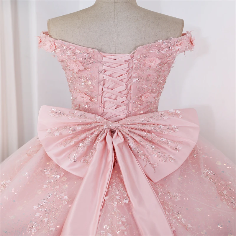 

Pink 15 Quinceanera Dresses Ball Gown Cheap Party Dress In Stock 15 Year Old Dress For Quinceanera Customized 2025