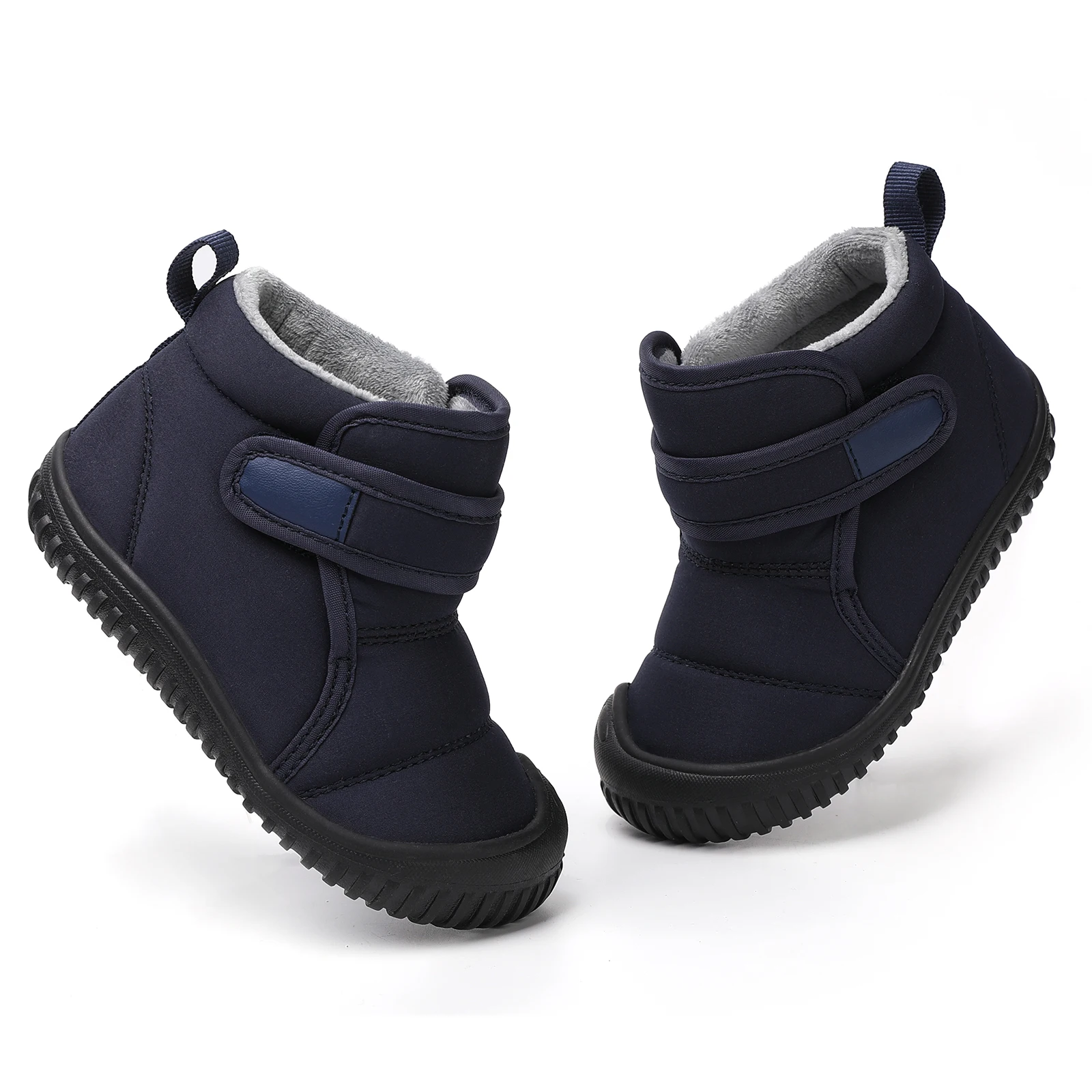 Neue 2024 Kinder Schnee Stiefel Mädchen Knöchel Winter Stiefel Warme Plüsch Jungen Pelz Schuhe Kinder Plattform Stiefel Größe 20-28 – Detail 6