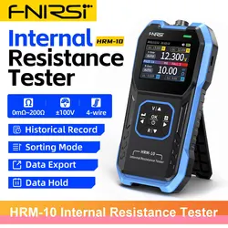 FNIRSI HRM-10 Battery Voltage Internal Resistance Tester 18650 High-precision AC Acid Lithium Lead Car Battery Capacitor Tester