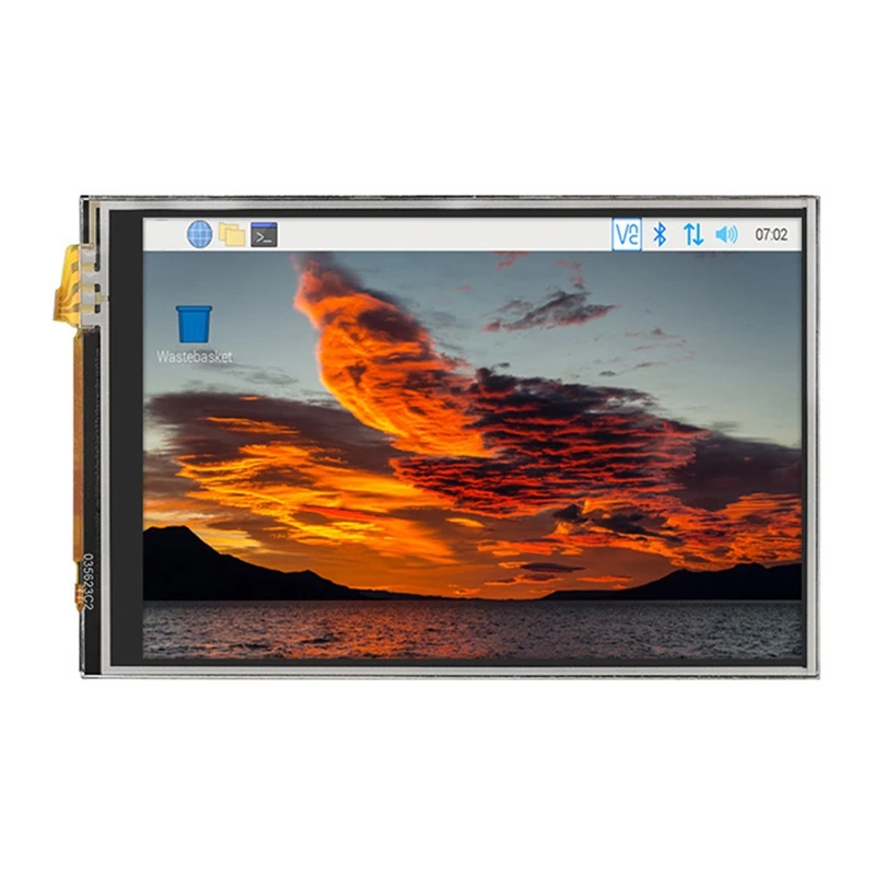 3.5 인치 RPI 디스플레이 터치 스크린, 라즈베리 파이 5 5B 20 프레임 TFT LCD 모듈 화면 디스플레이, 터치펜 포함, 480x320