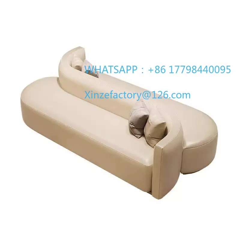 

Customizable simple modern creative double-sided curved sofa