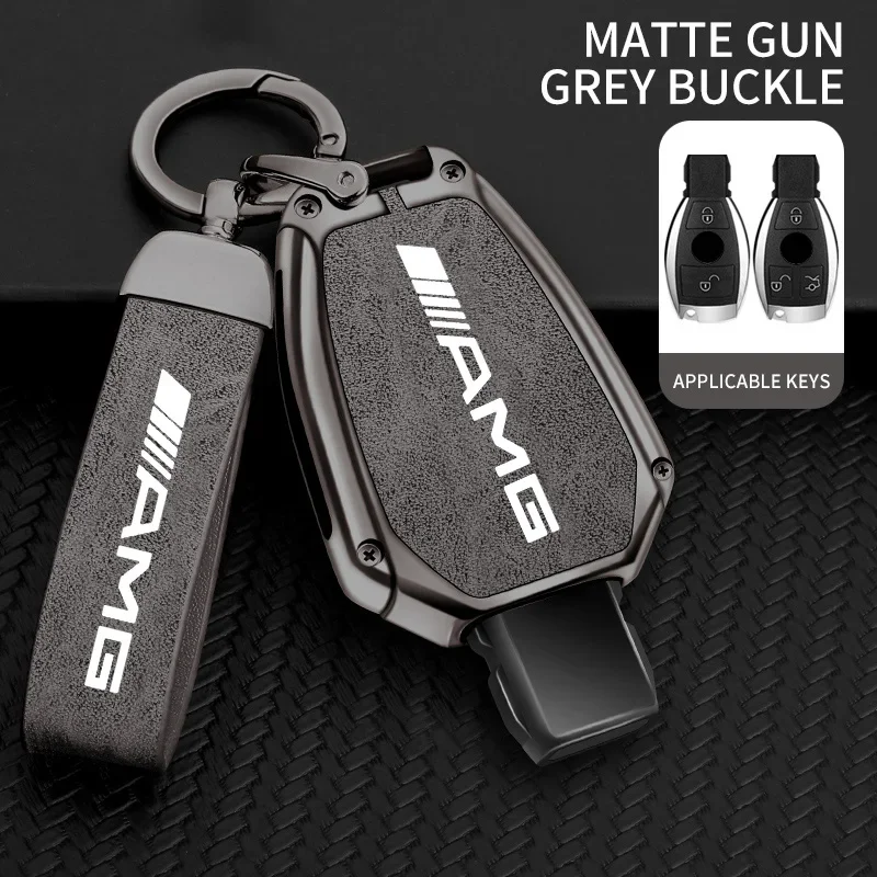 Zinc Alloy Car Key Case Cover Key Bag Auto Styling Accessory For Mercedes Benz A B C S Class AMG GLA CLA GLC W176 W221 W204 W205