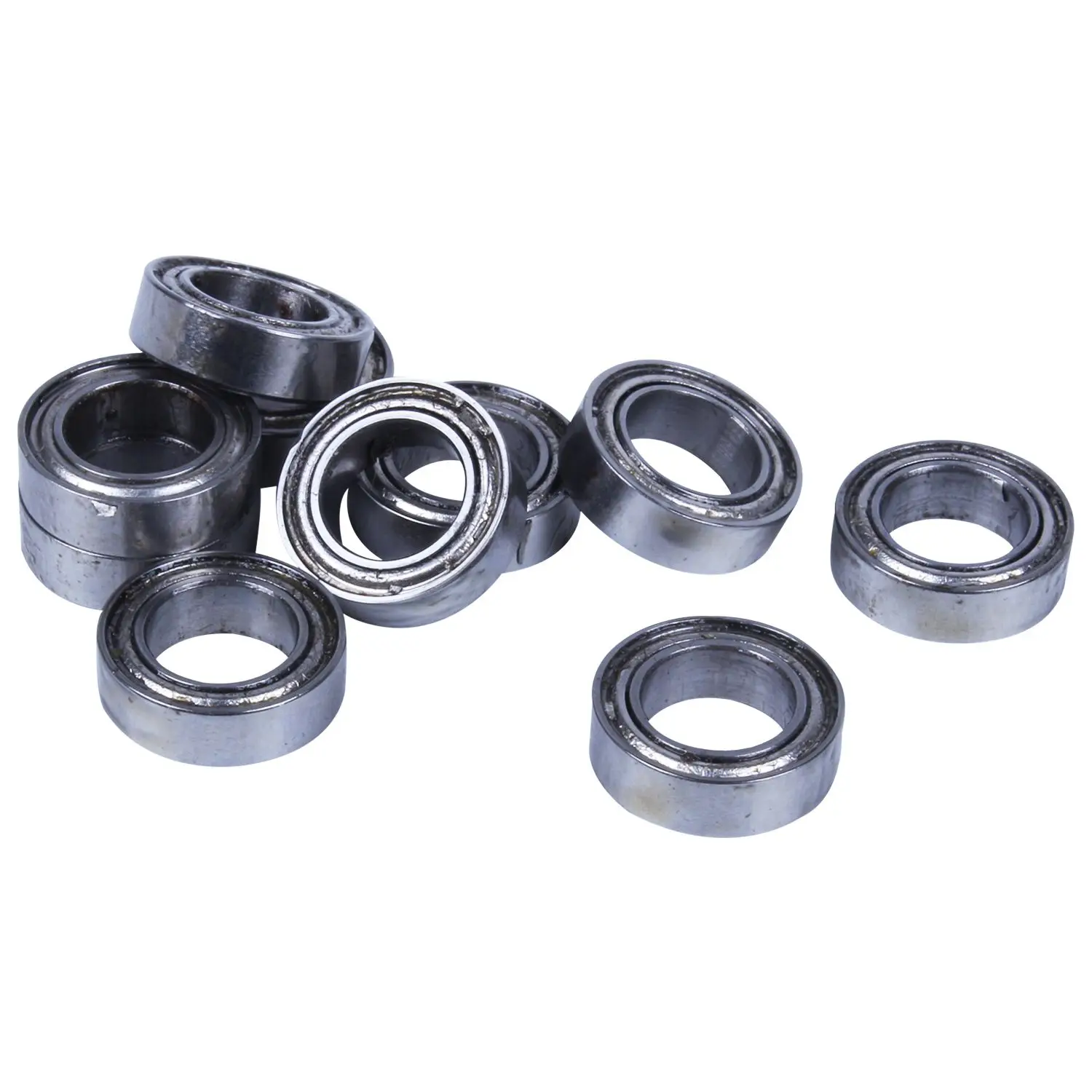 

10pcs Miniature Sealed Metal Shielded Metric Radial Ball Bearing Model: MR106-ZZ 6x10x3Mm