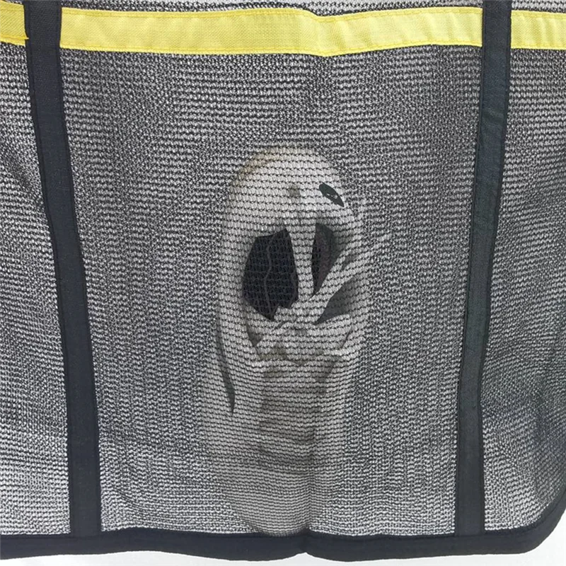 Borsa in rete per riporre scarpe per trampolino per la maggior parte dei trampoli, tasca in rete per rimbalzo per trampolino fitness, facile installazione-ABQU