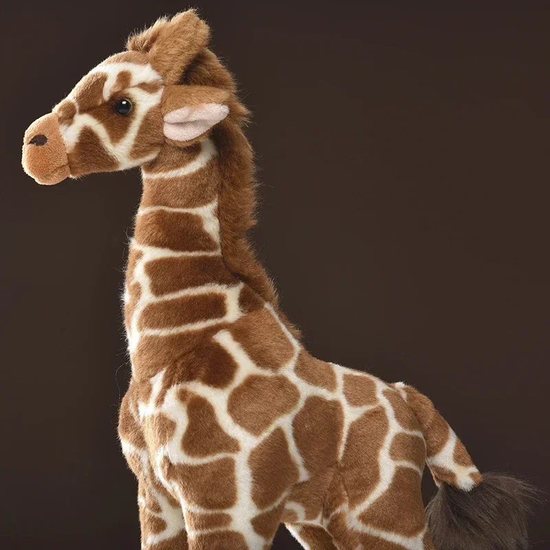 Girafe en peluche pour décoration de chambre d'enfant, jouet en forme d'animal, mignon, doux, simulation, beurre, cadeau d'anniversaire, 1 pièce