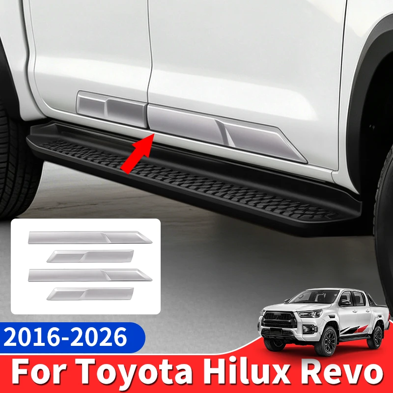 

For 2016-2026 Toyota Hilux SR5 Pickup Truck Body Anti-collision Decorative Strip Scratch Protection Trim Exterior Car Accessorie