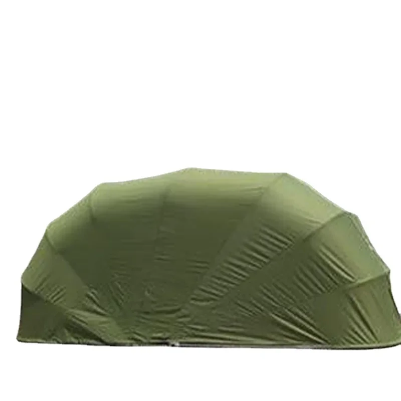 Semi-Automatic Folding Sunshade Outdoor Flame Retardant Vapor Protective Cover with Ventilation Window for Dust Prevention