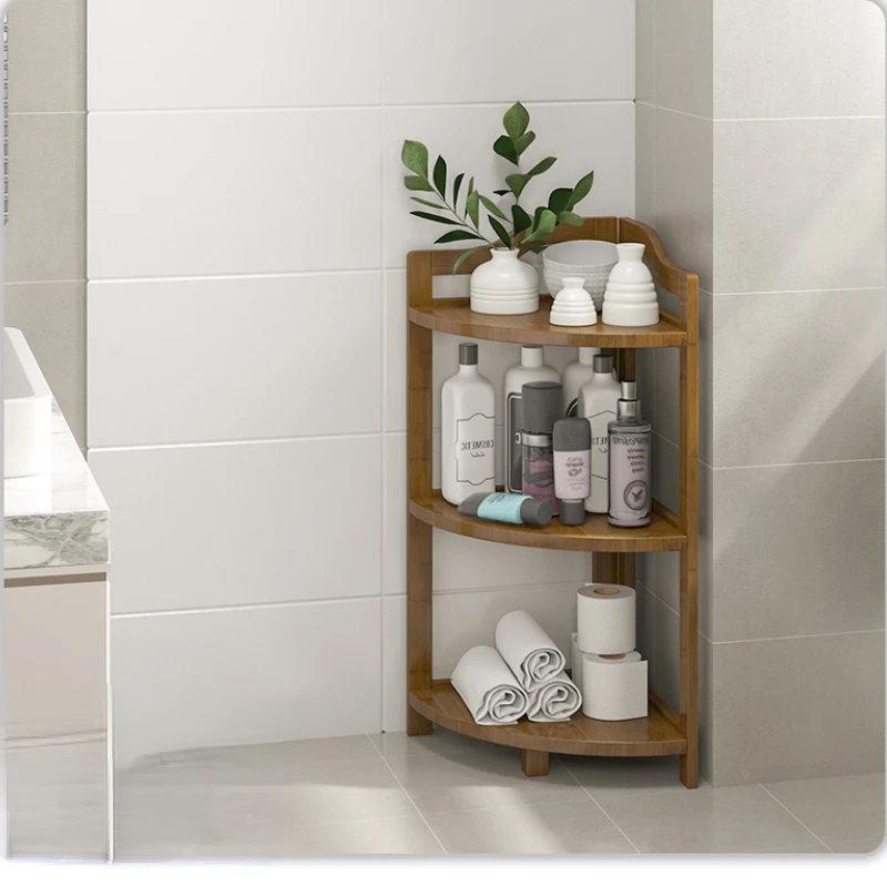 Poly Lumber Bathroom Shelf Organizer Bathroom Decorations and Accessories Floor Standing Bookshelf Storage Home Garden