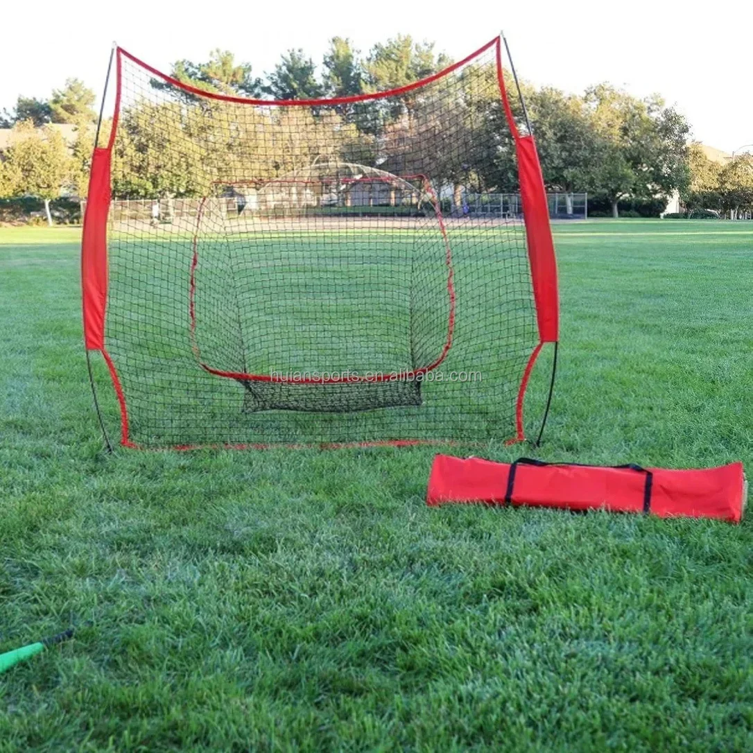 High Quality 7'x7' Baseball & Softball Pitching and Batting Net Stable Baseball Practice Net with Sachet