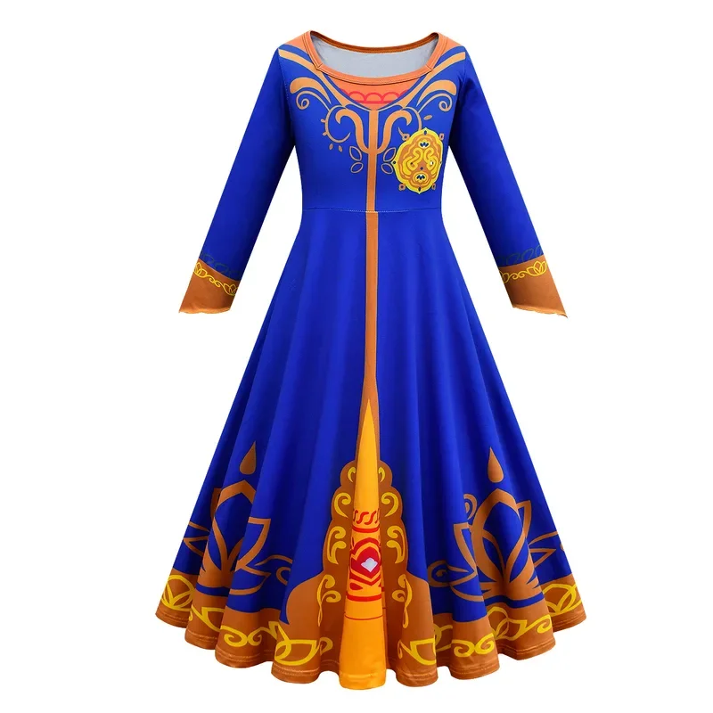 Girls dress Halloween Mira Royal detective dresses girls Cosplay Costume Princess Mira dress kid birthday party clothing